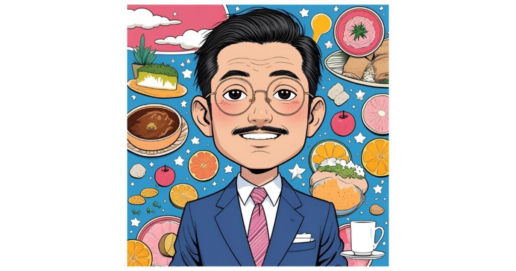 閃く日本人サラリーマン